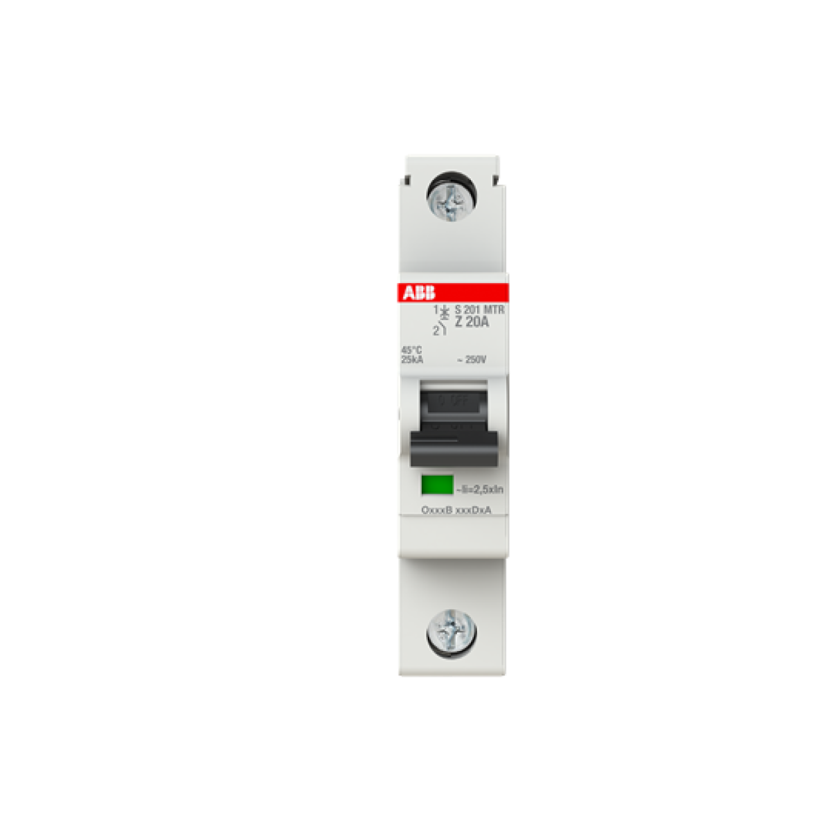 Miniature Circuit Breaker - S200MTR - 1P - 20 A - Z - 10 kA