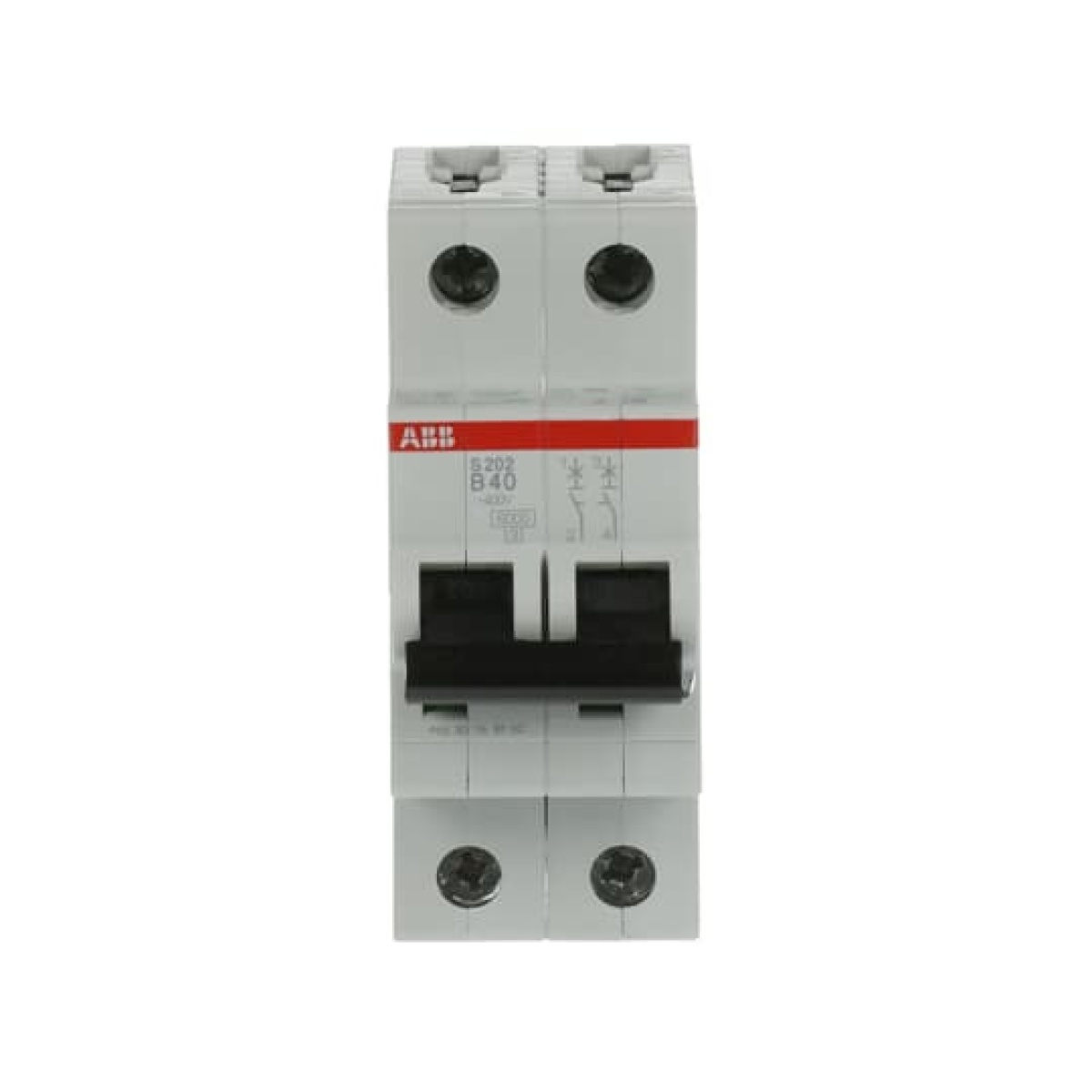 Miniature Circuit Breaker - S200 - 2P - 40 A - B - AC 6 kA