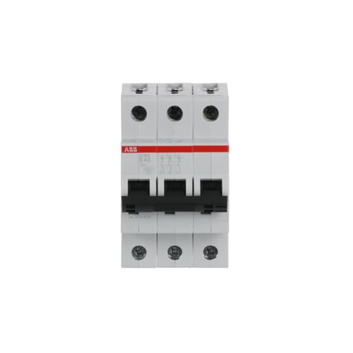 Miniature Circuit Breaker - S200 - 3P - 40 A - B - AC 6 kA