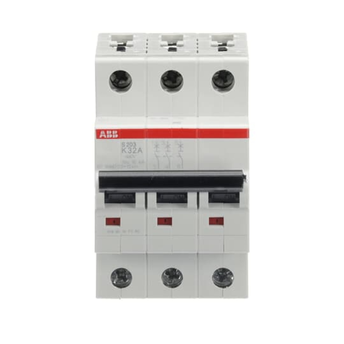 Miniature Circuit Breaker - S200 - 3P - 32 A - K - AC 6 kA