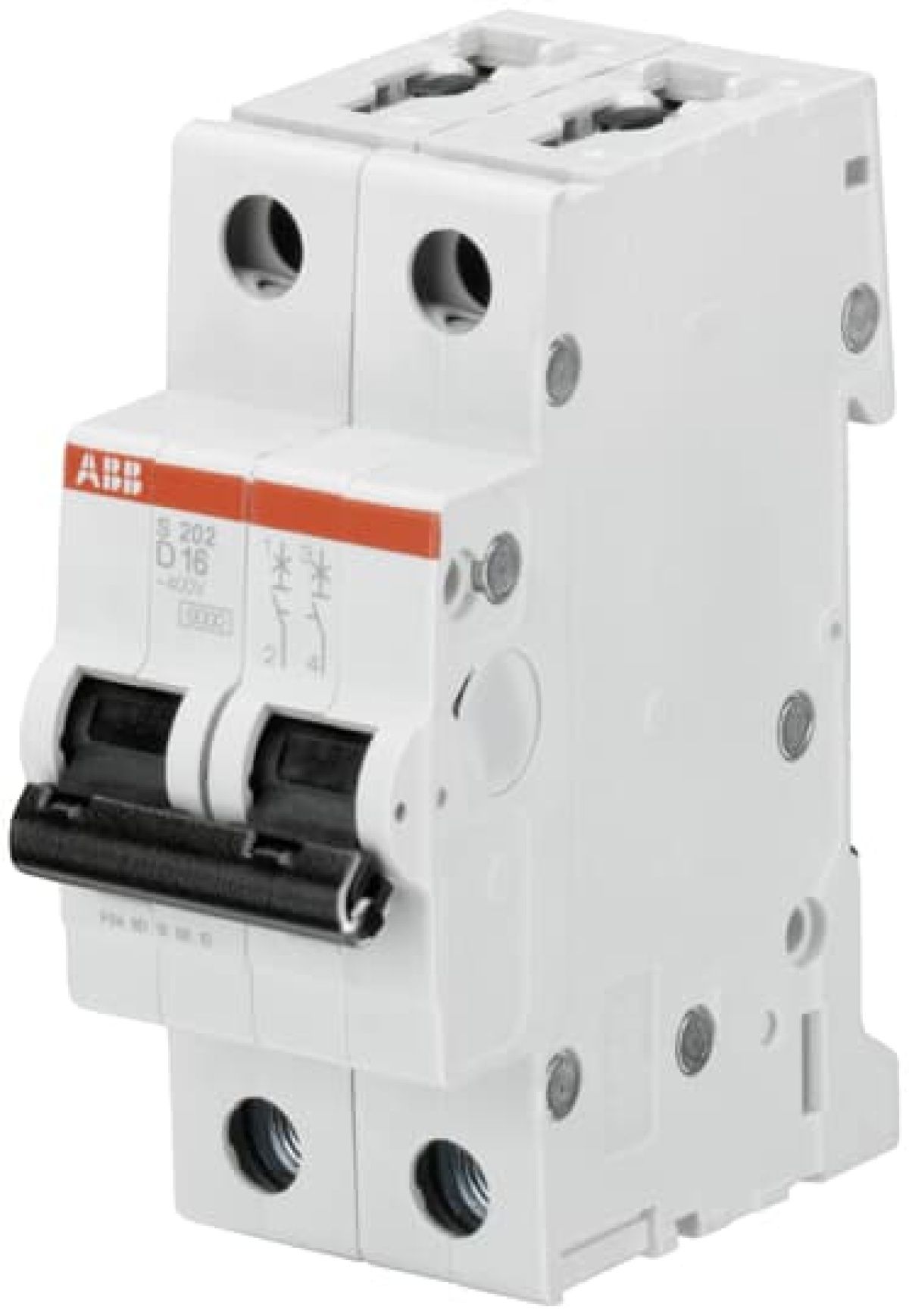 Miniature Circuit Breaker - S200 - 2P - 13 A - D - AC 6 kA