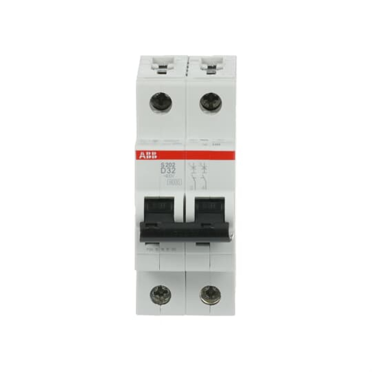 Miniature Circuit Breaker - S200 - 2P - 32 A - D - AC 6 kA