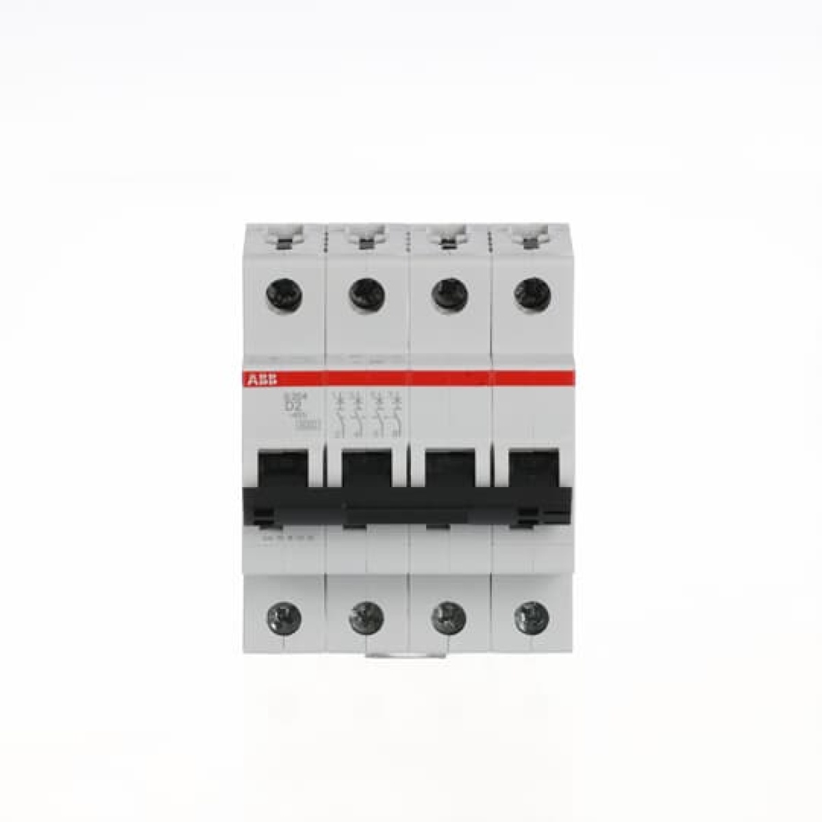Miniature Circuit Breaker - S200 - 4P - 2 A - D - AC 6 kA