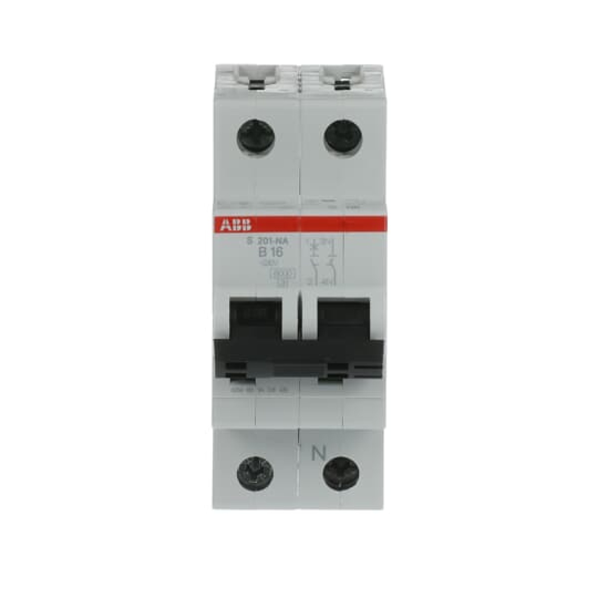 Miniature Circuit Breaker - S200 - 1PN - 16 A - B - AC 6 kA