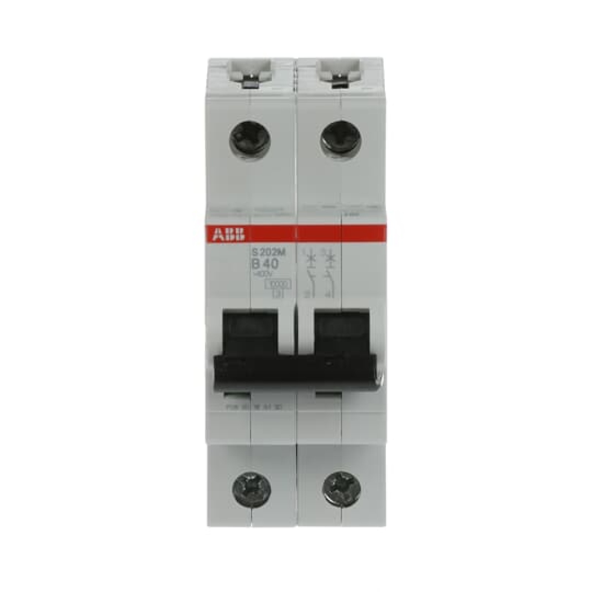 Miniature Circuit Breaker - S200M - 2P - 40 A - B - AC 10 kA