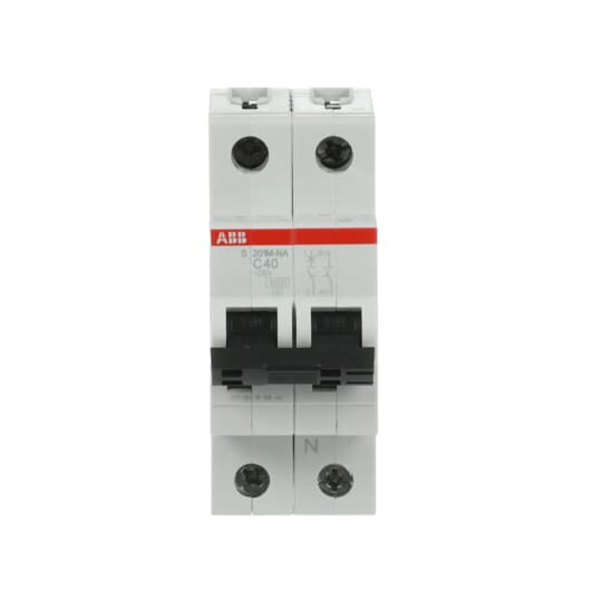 Miniature Circuit Breaker - S200M - 1PN - 40 A - C - AC 10 kA