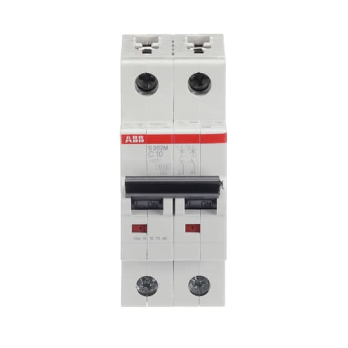 Miniature Circuit Breaker - S200M - 2P - 10 A - C - AC 10 kA