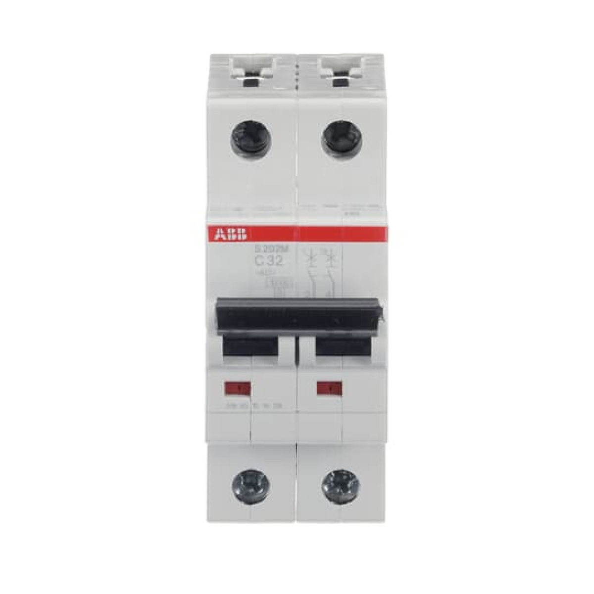 Miniature Circuit Breaker - S200M - 2P - 32 A - C - AC 10 kA
