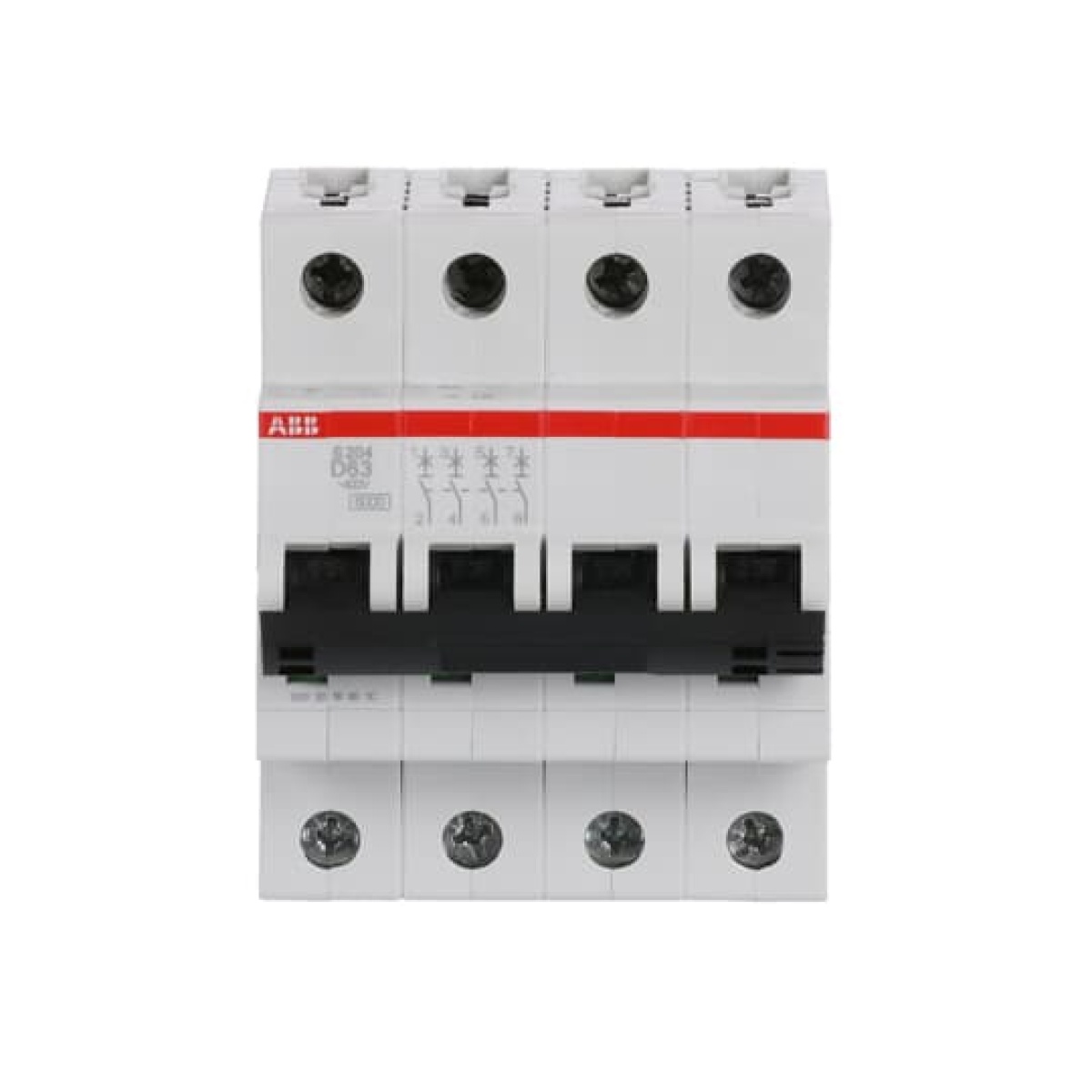 Miniature Circuit Breaker - S200 - 4P - 63 A - D - AC 6 kA