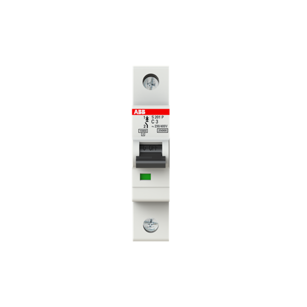 S201P-C3 Miniature Circuit Breaker - 1P - C - 3 A