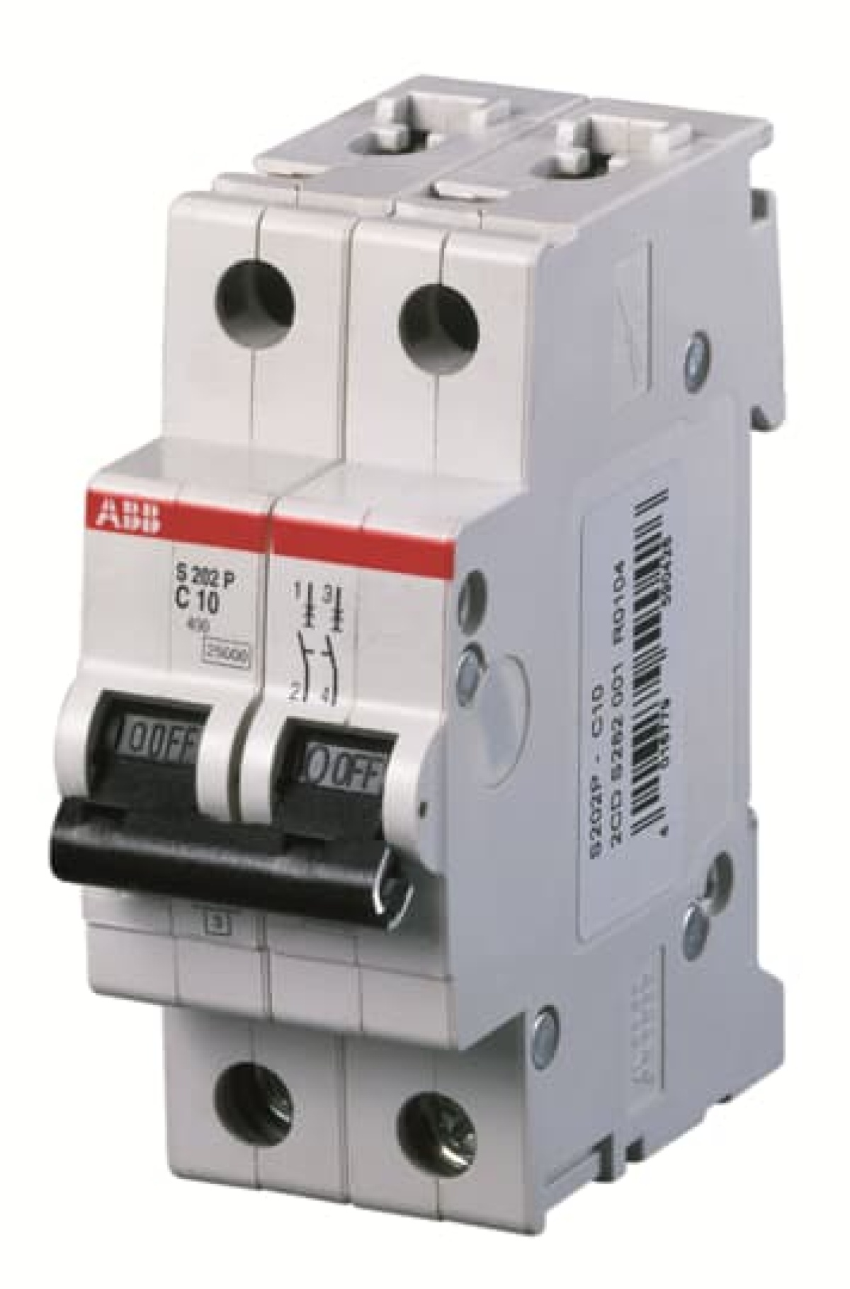 Miniature Circuit Breaker - S200P - 2P - 16 A - C - AC 25 kA
