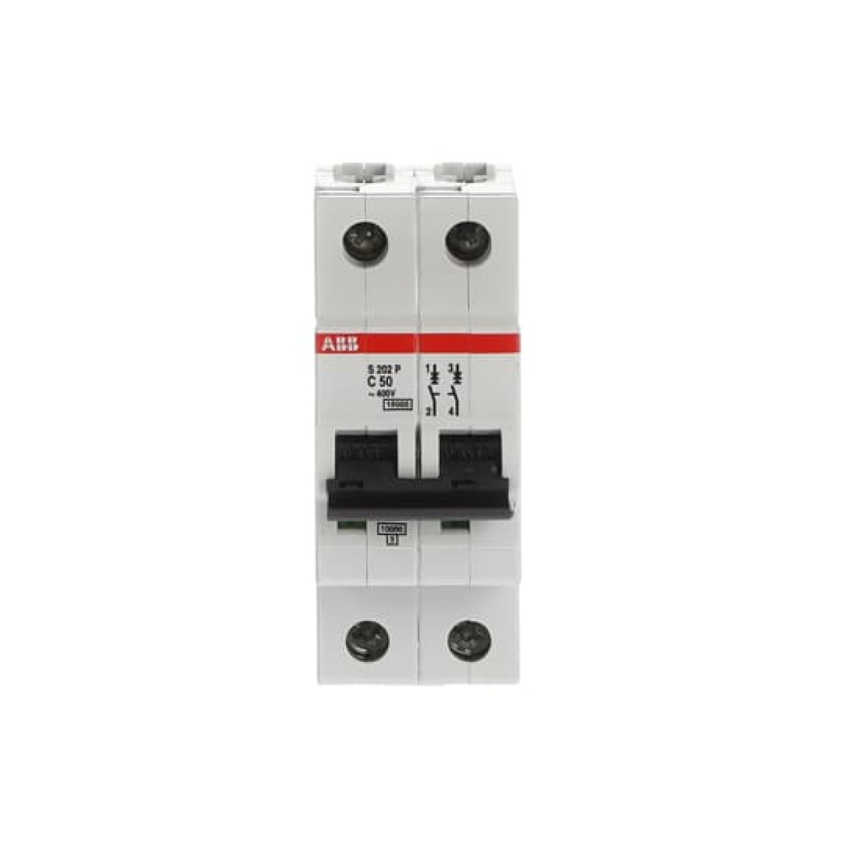 S202P-C50 Miniature Circuit Breaker - 2P - C - 50 A