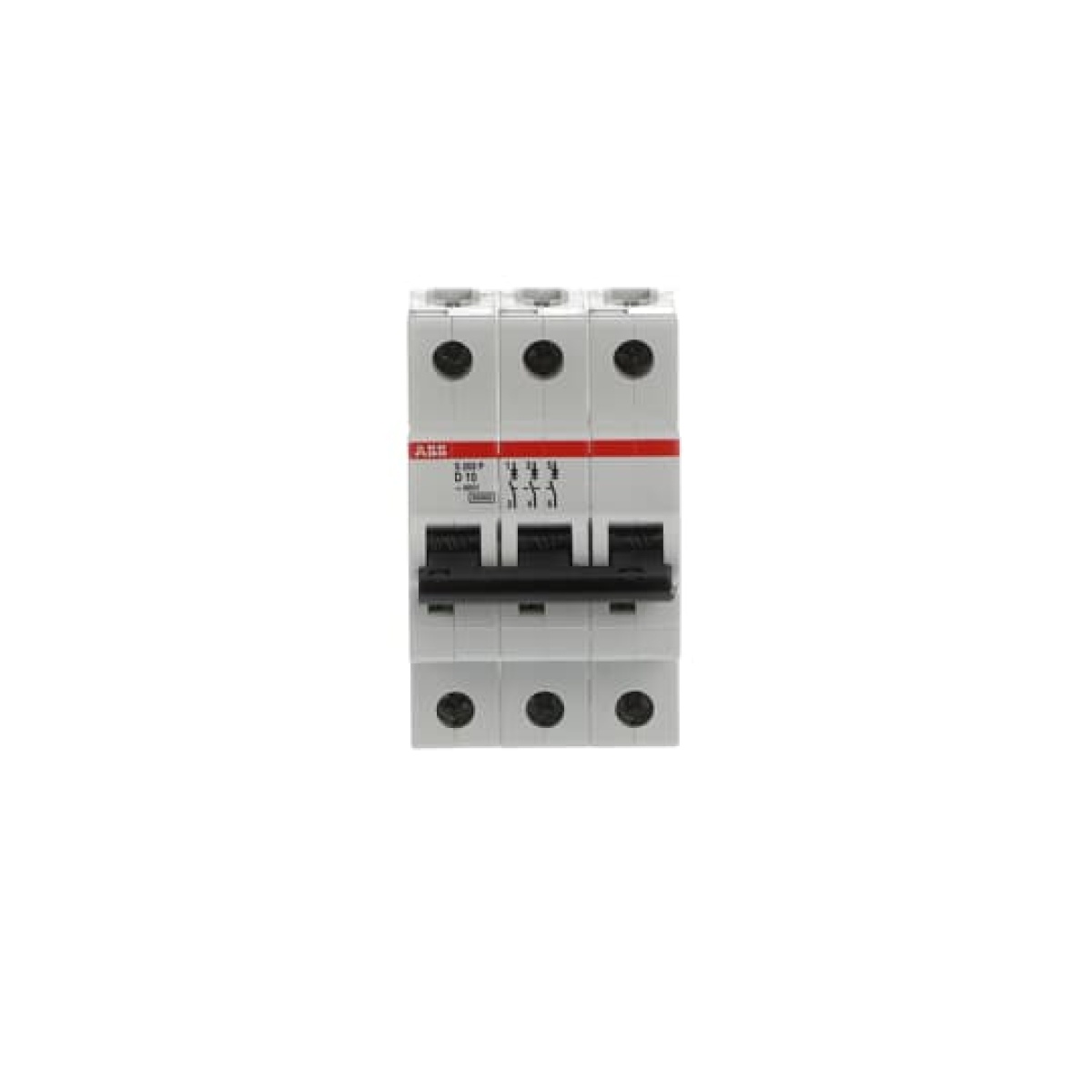 S203P-D10 Miniature Circuit Breaker - 3P - D - 10 A