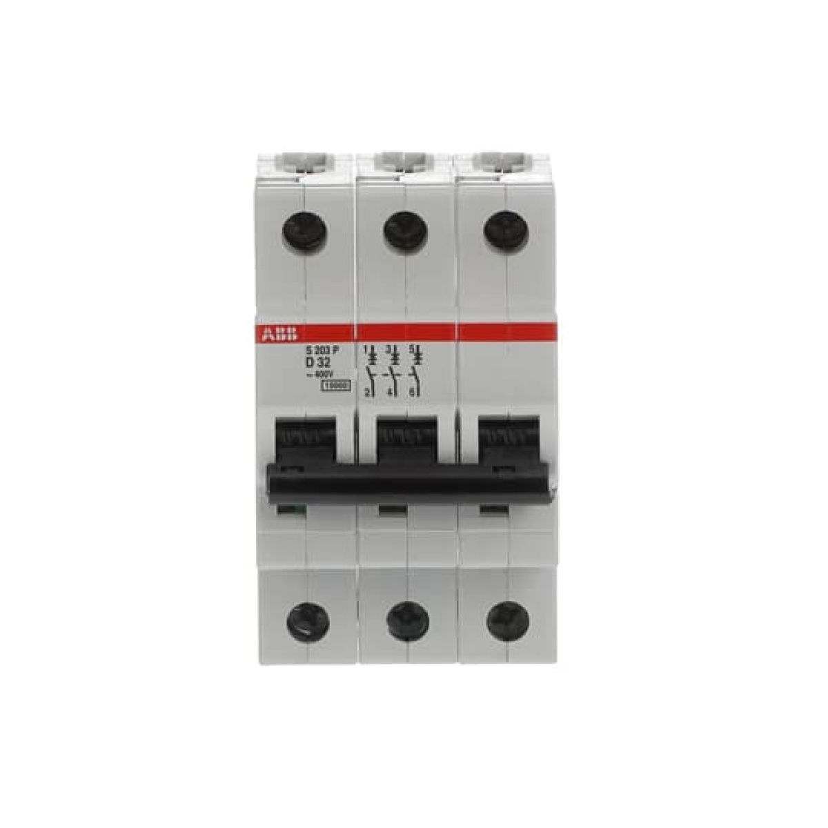 S203P-D32 Miniature Circuit Breaker - 3P - D - 32 A