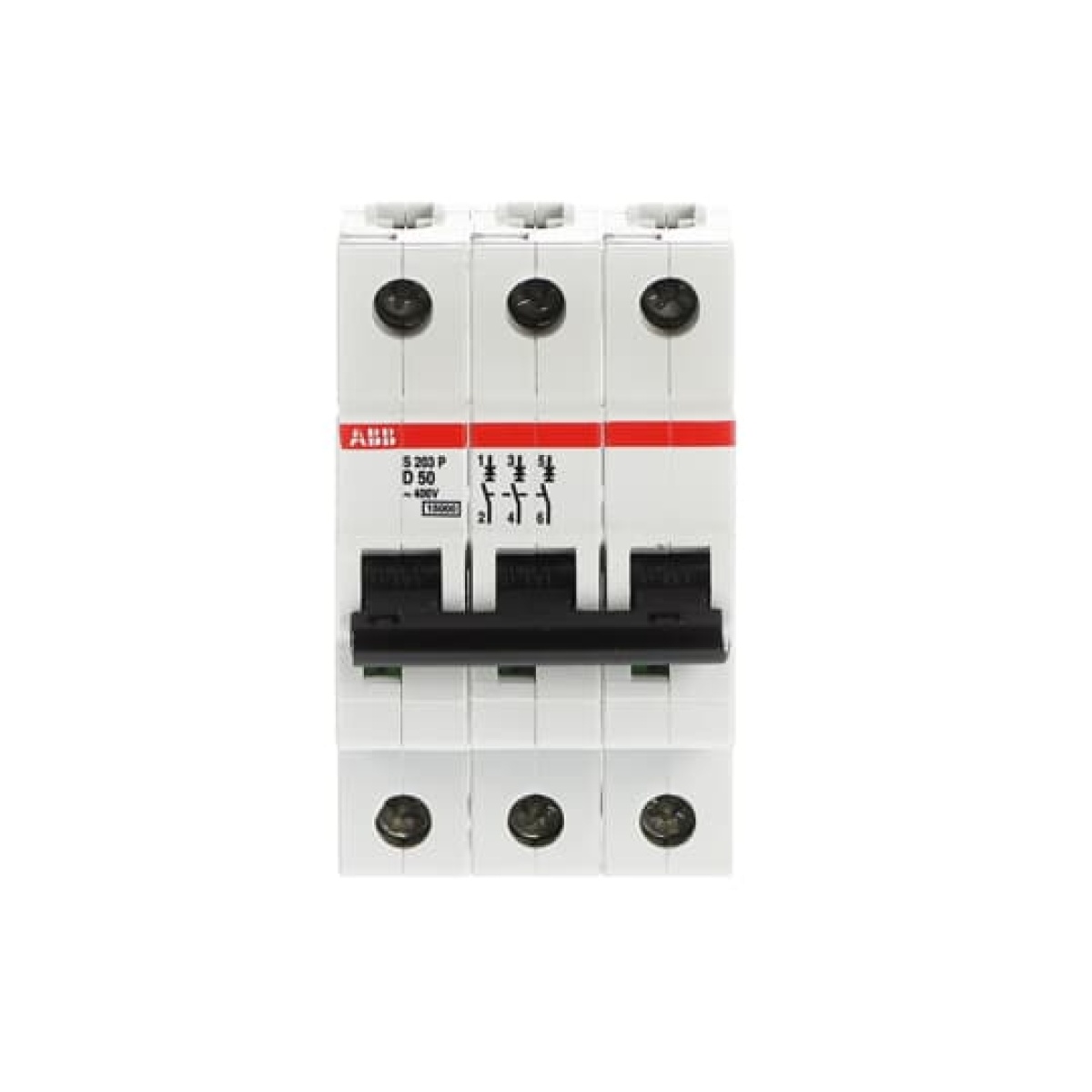 S203P-D50 Miniature Circuit Breaker - 3P - D - 50 A