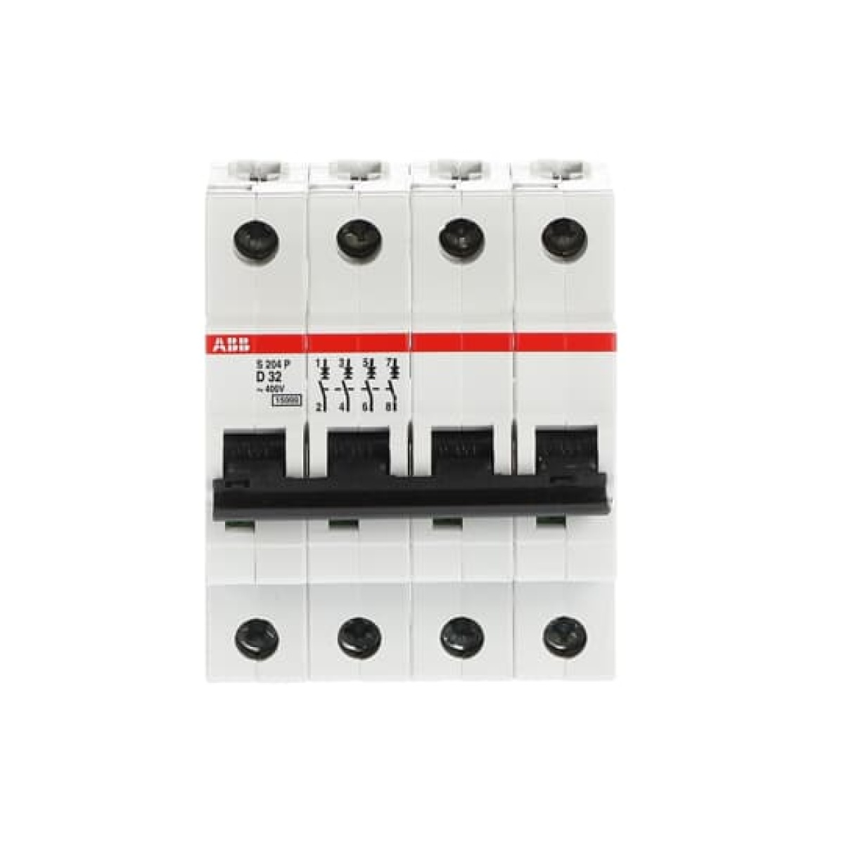 S204P-D32 Miniature Circuit Breaker - 4P - D - 32 A