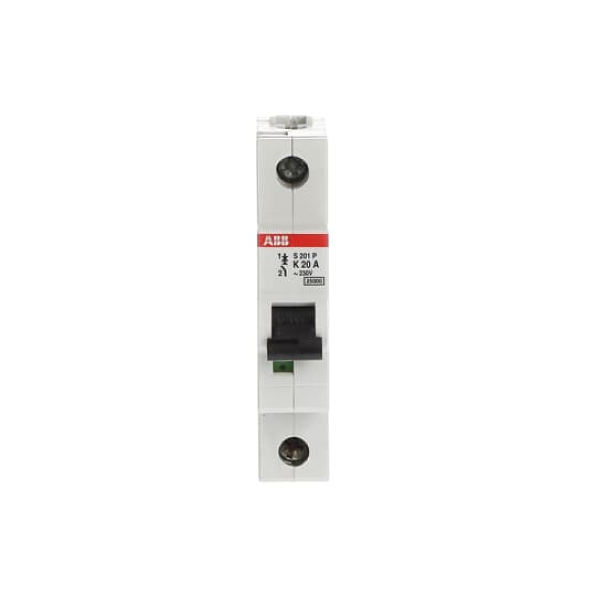 S201P-K20 Miniature Circuit Breaker - 1P - K - 20 A