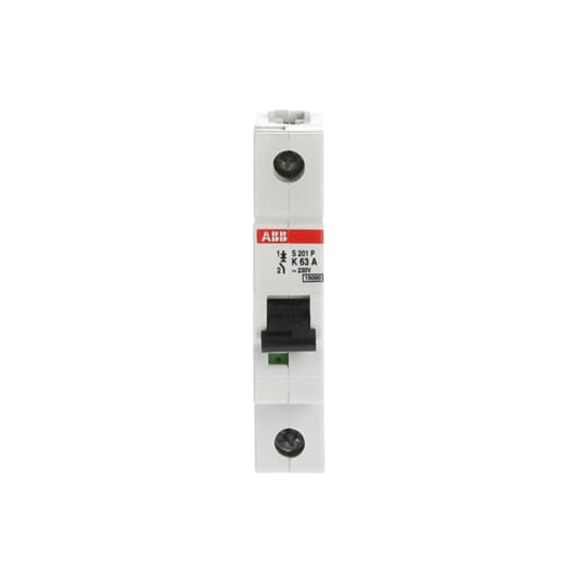S201P-K63 Miniature Circuit Breaker - 1P - K - 63 A