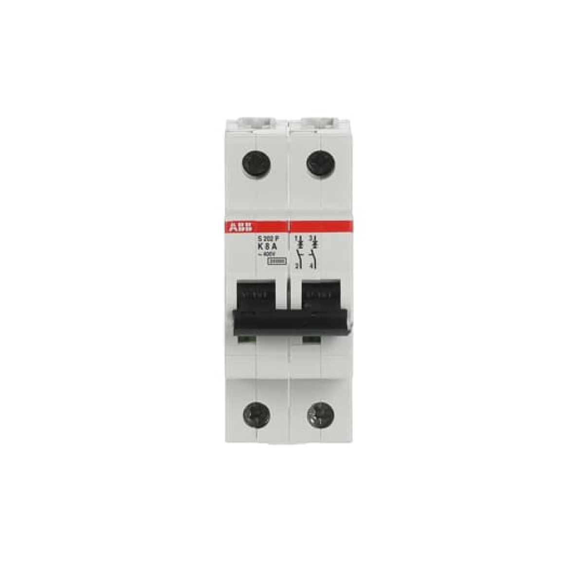 S202P-K8 Miniature Circuit Breaker - 2P - K - 8 A