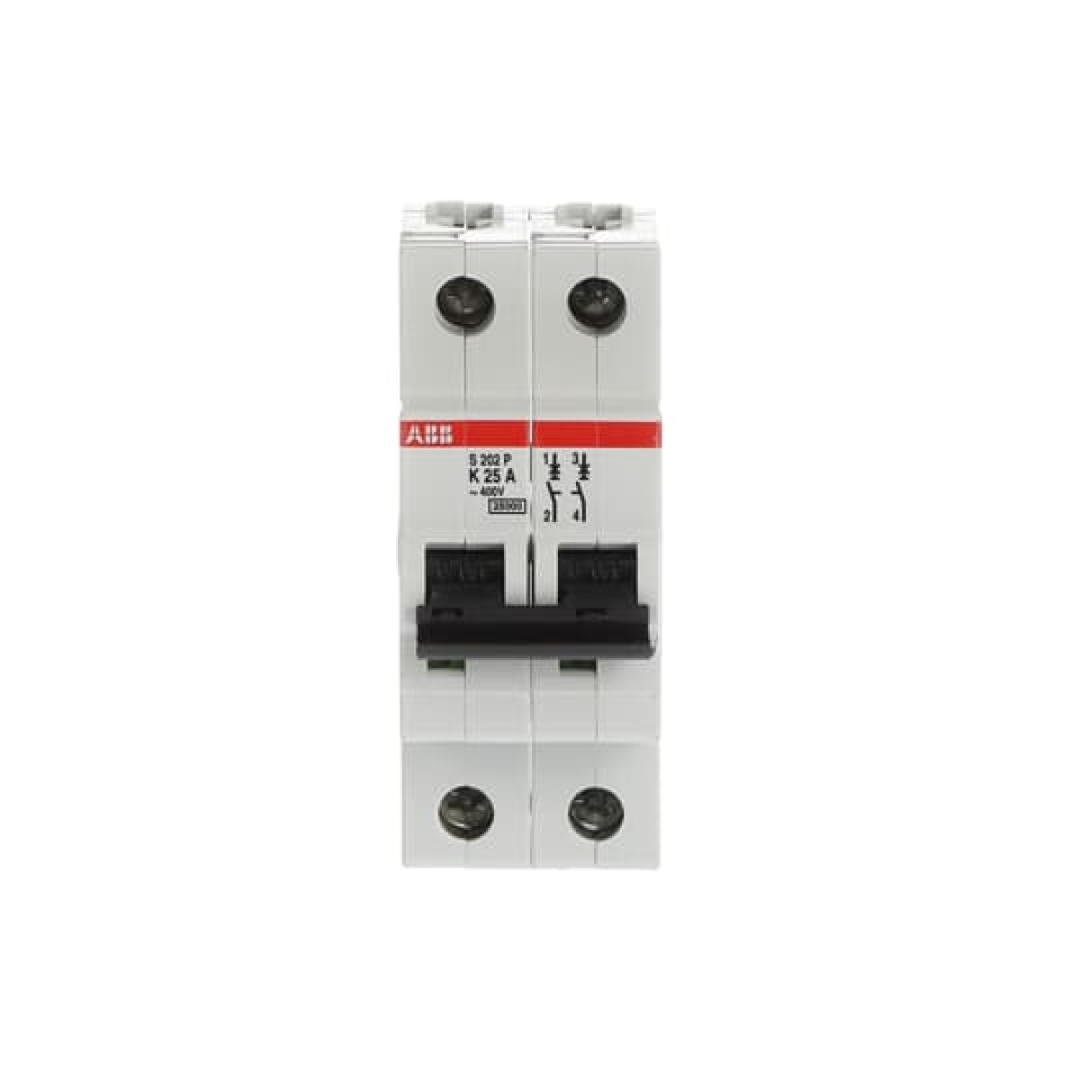 S202P-K25 Miniature Circuit Breaker - 2P - K - 25 A