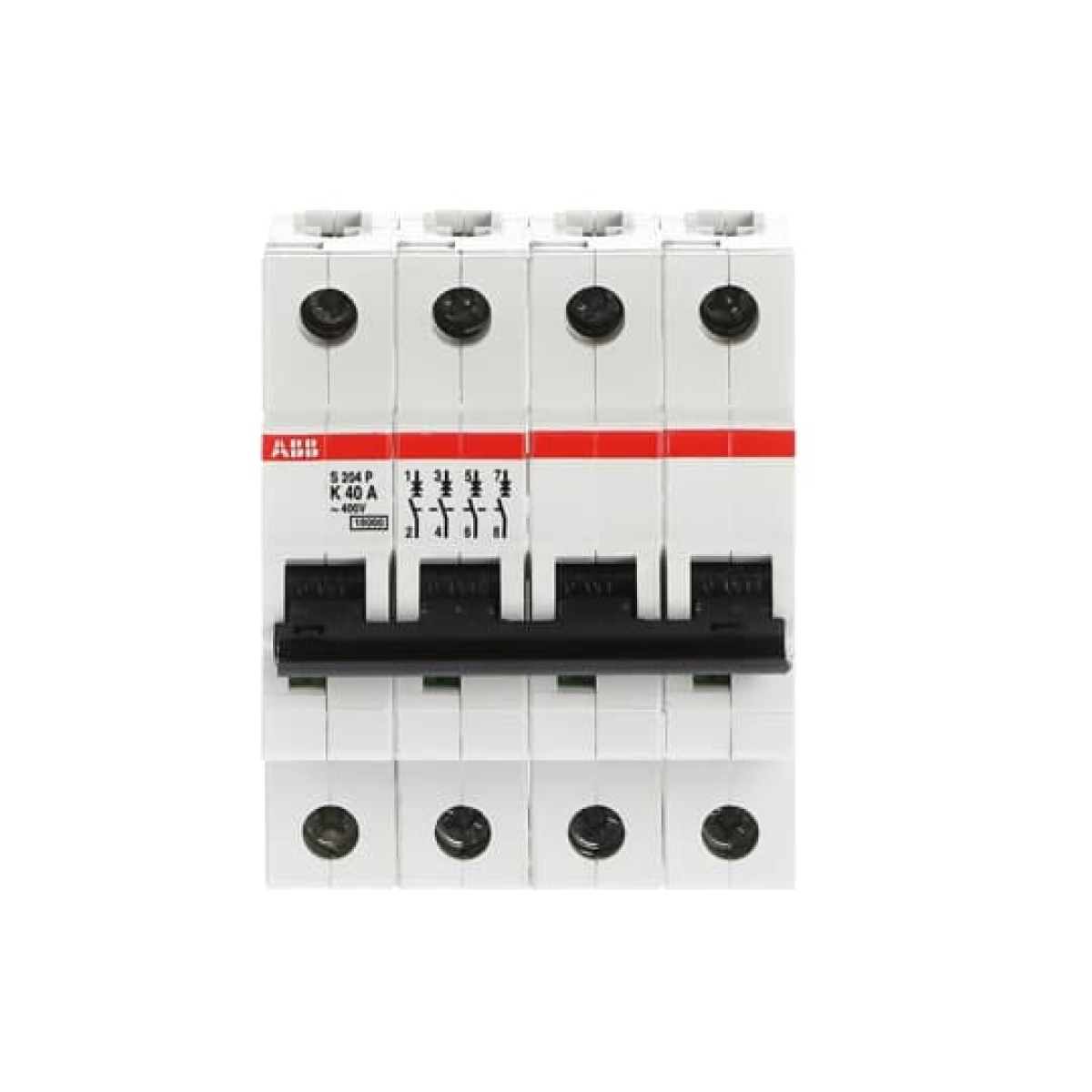 S204P-K40 Miniature Circuit Breaker - 4P - K - 40 A
