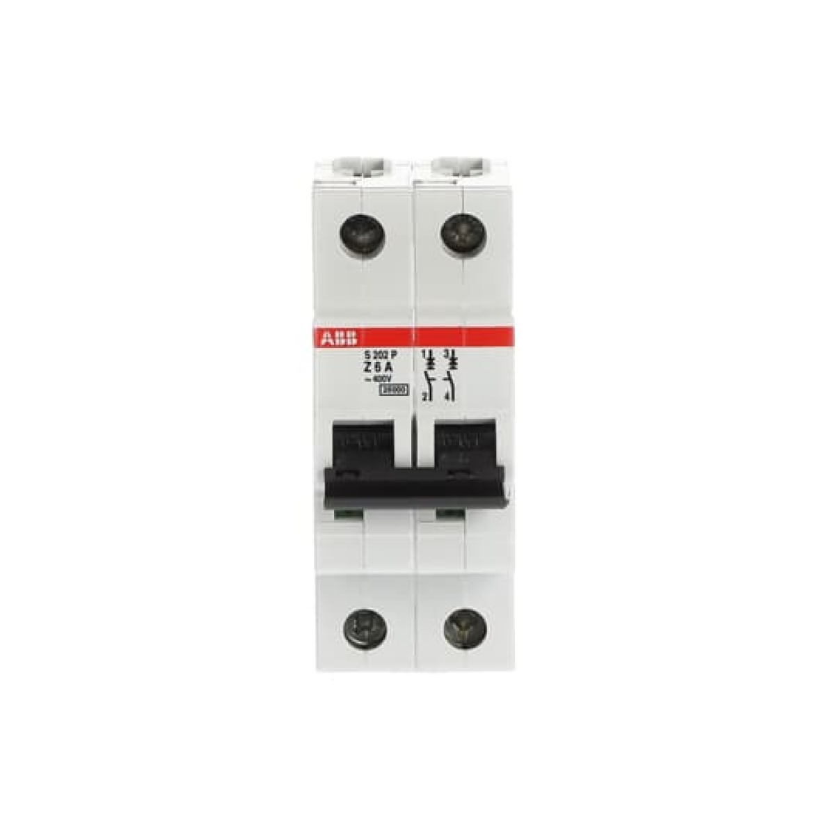 S202P-Z6 Miniature Circuit Breaker - 2P - Z - 6 A