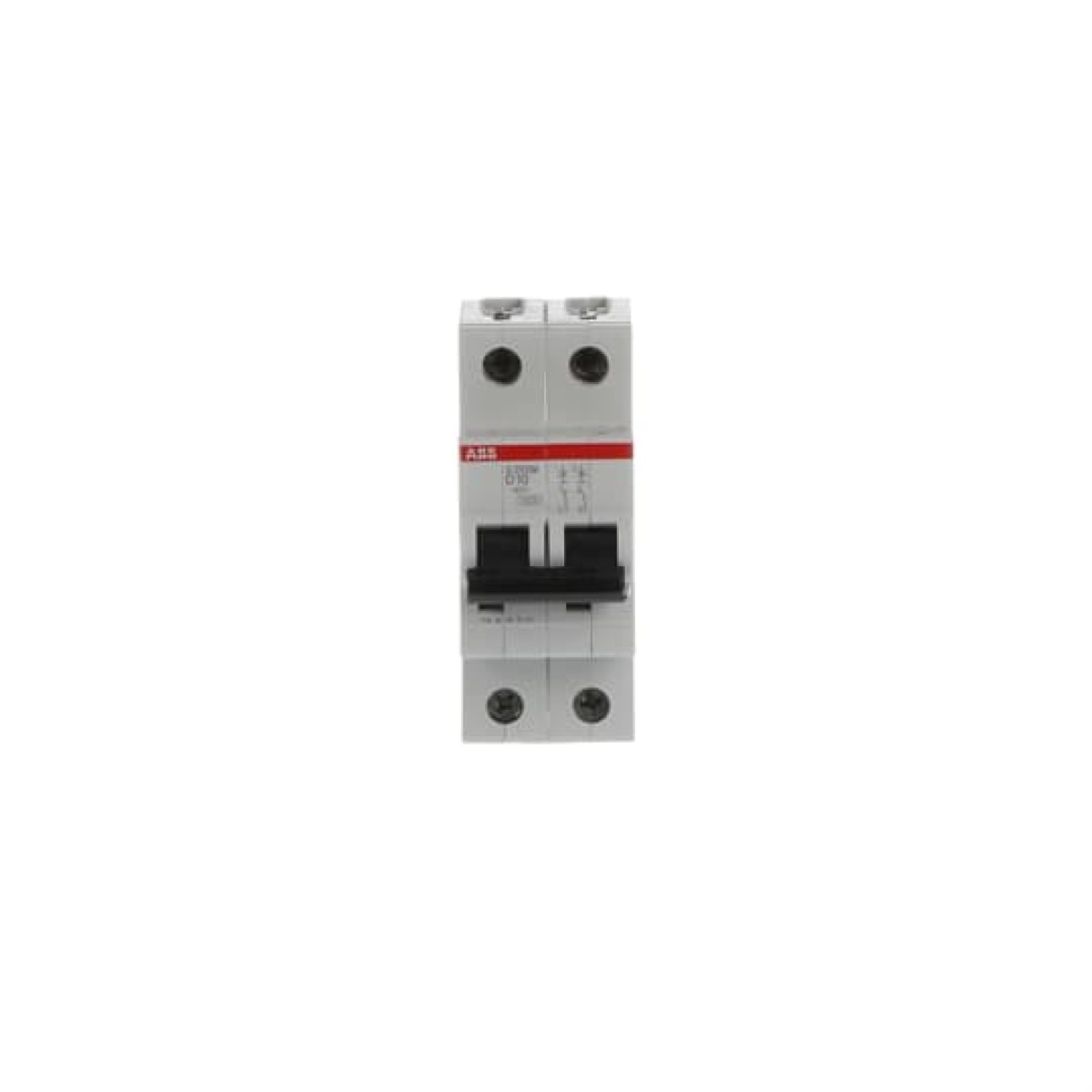 Miniature Circuit Breaker - S200M - 2P - 10 A - D - AC 10 kA