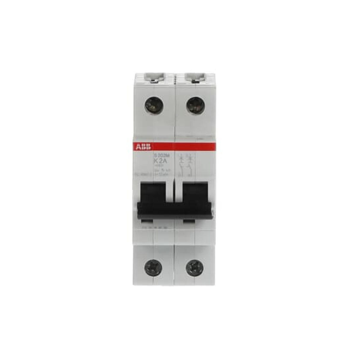 Miniature Circuit Breaker - S200M - 2P - 2 A - K - AC 10 kA