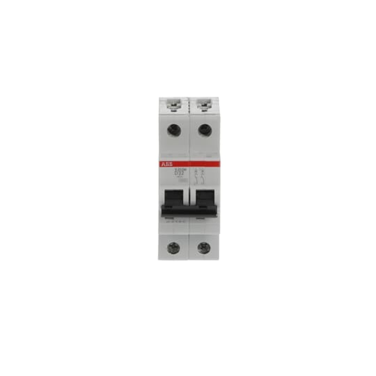 Miniature Circuit Breaker - S200M - 2P - 32 A - D - AC 10 kA