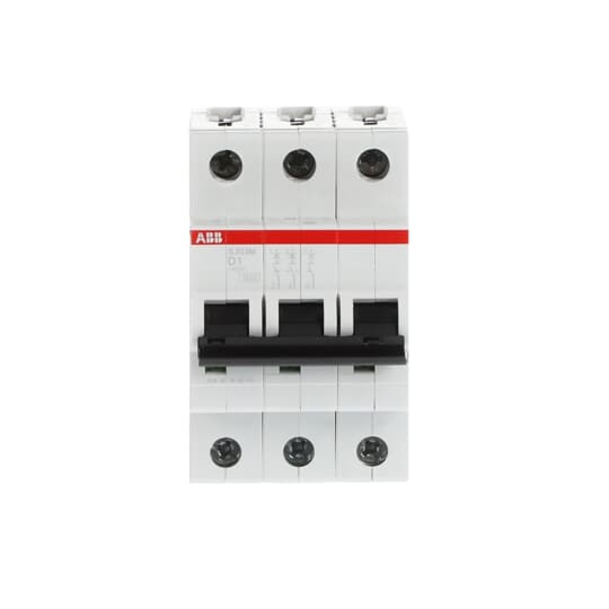 Miniature Circuit Breaker - S200M - 3P - 1 A - D - AC 10 kA