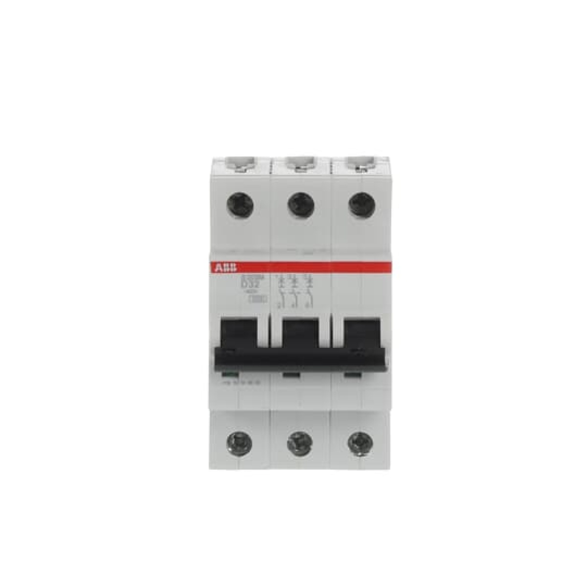 Miniature Circuit Breaker - S200M - 3P - 32 A - D - AC 10 kA