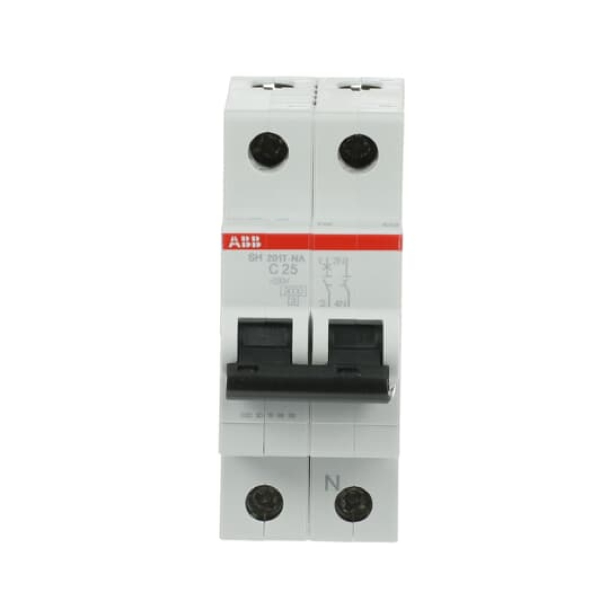 Miniature Circuit Breaker - SH200T - 1PN - 25 A - C - AC 3 kA