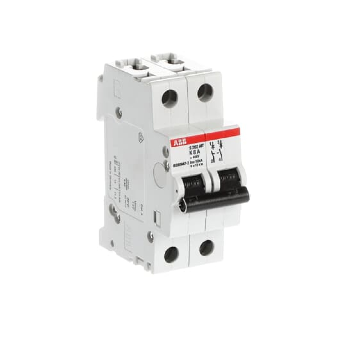 S202MT-K8 Miniature Circuit Breaker - 2P - K - 8 A