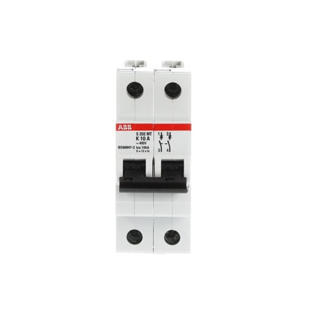 Miniature Circuit Breaker - S200MT - 2P - 10 A - K - 230 V AC 10 kA