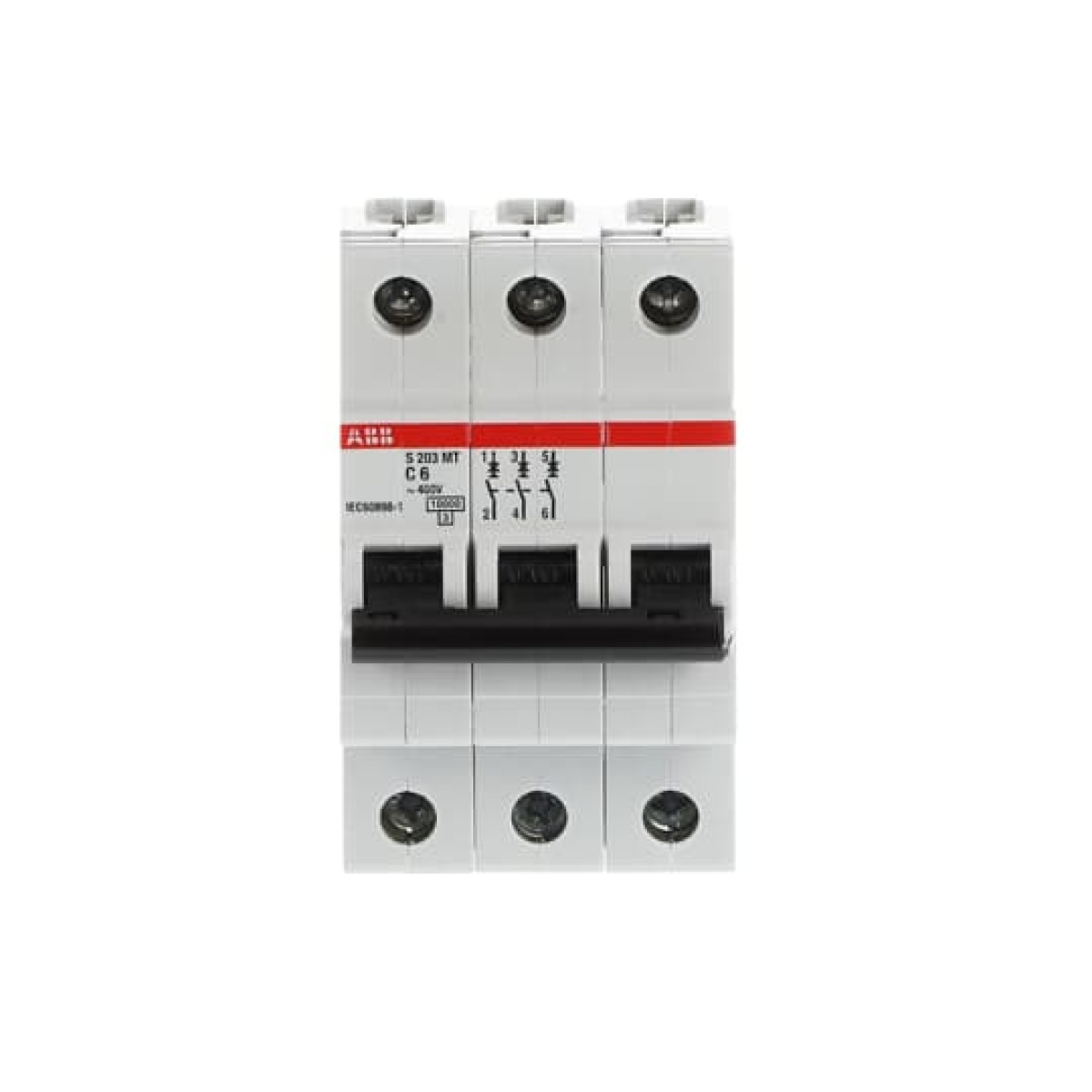 S203MT-C6 Miniature Circuit Breaker - 3P - C - 6 A