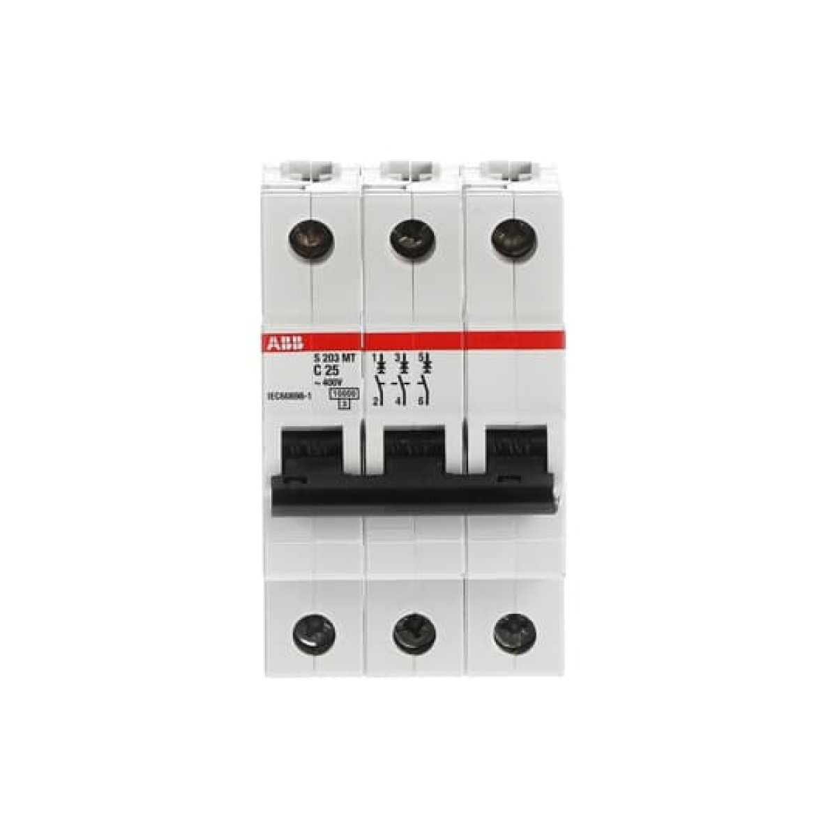 S203MT-C25 Miniature Circuit Breaker - 3P - C - 25 A