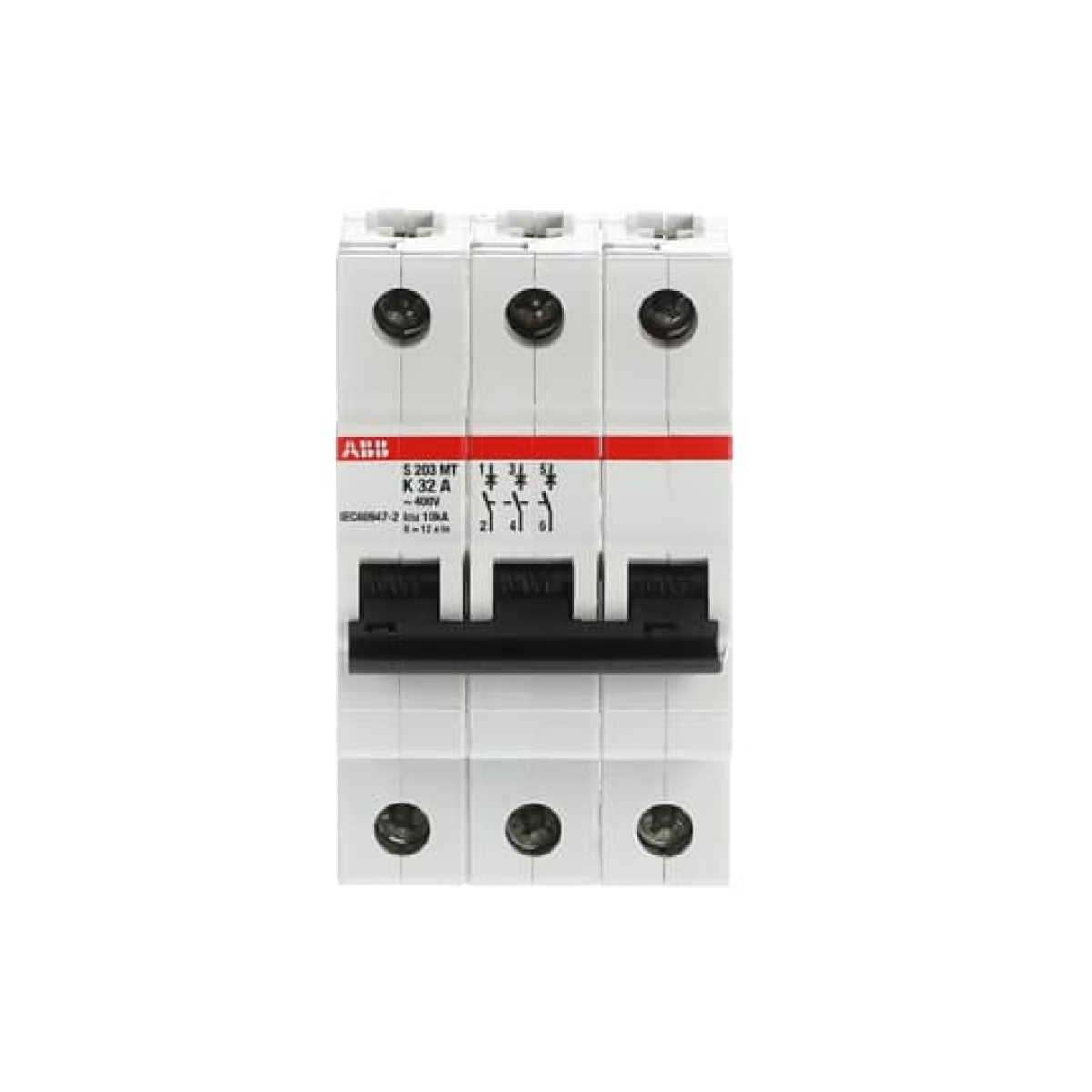 S203MT-K32 Miniature Circuit Breaker - 3P - K - 32 A