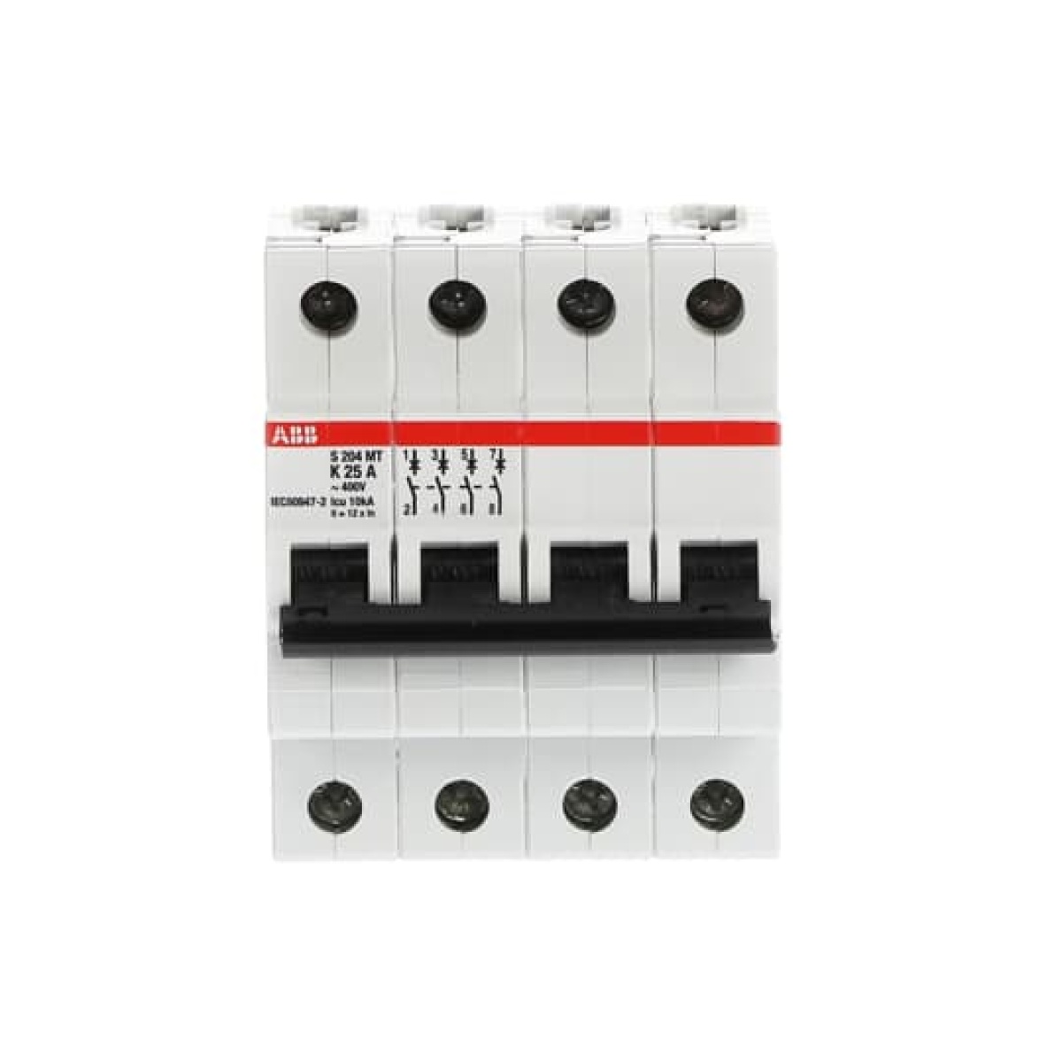 S204MT-K25 Miniature Circuit Breaker - 4P - K - 25 A