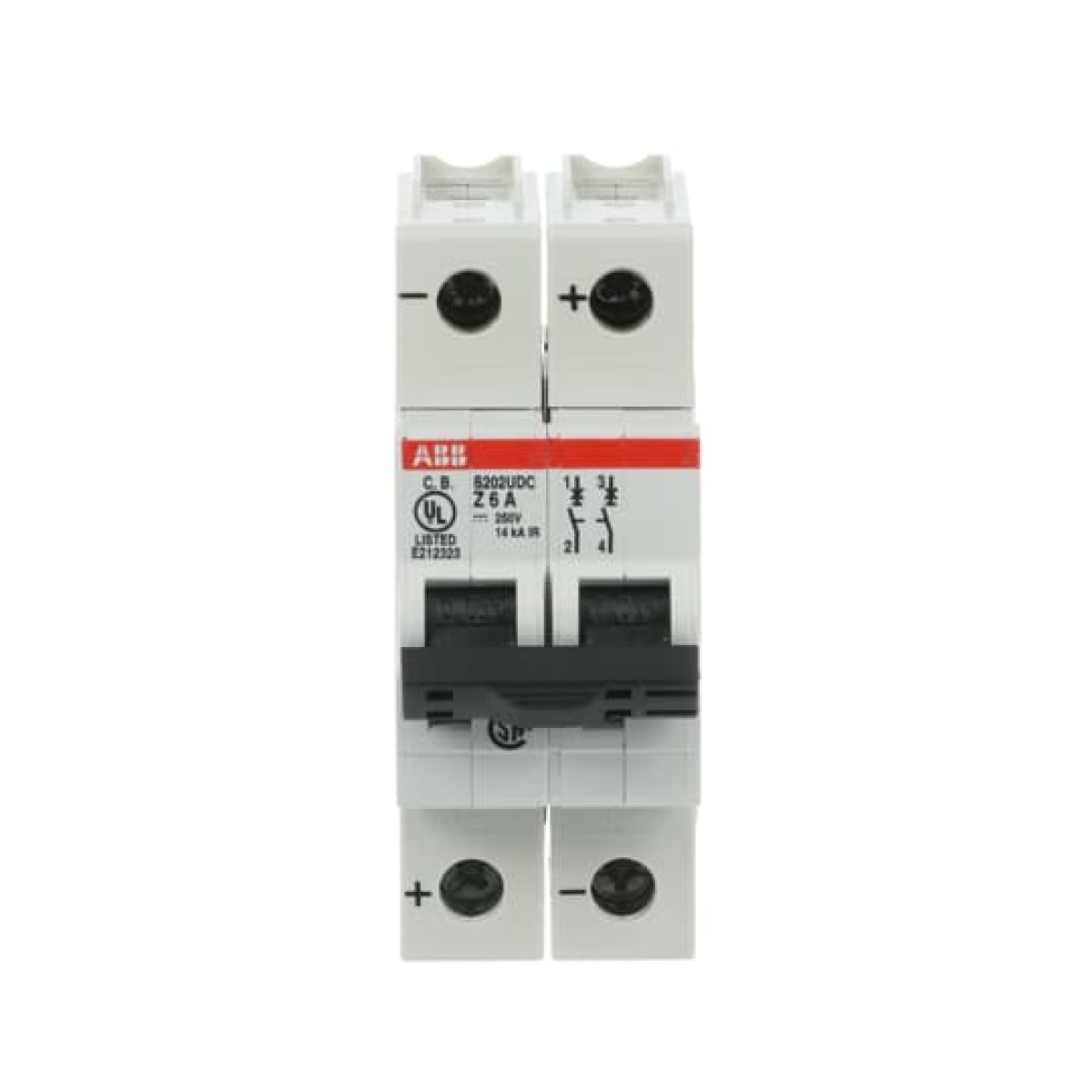 Miniature Circuit Breaker - S200UDC - 2P - 6 A - Z - 230 V AC 14 kA