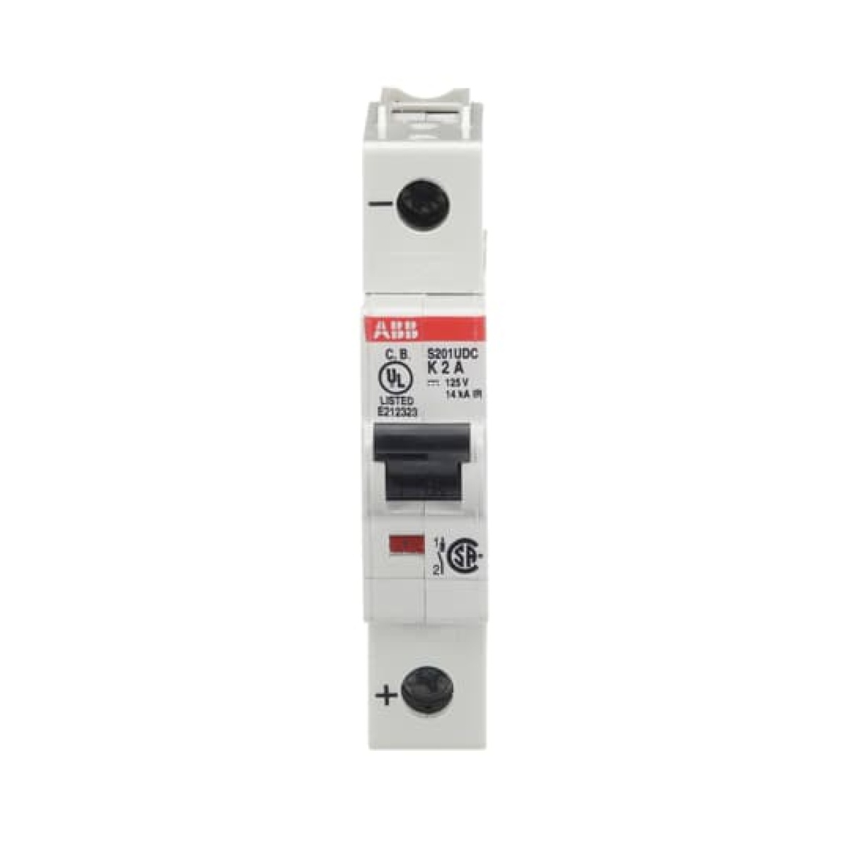 Miniature Circuit Breaker - S200UDC - 1P - 2 A - K - 230 V AC 14 kA