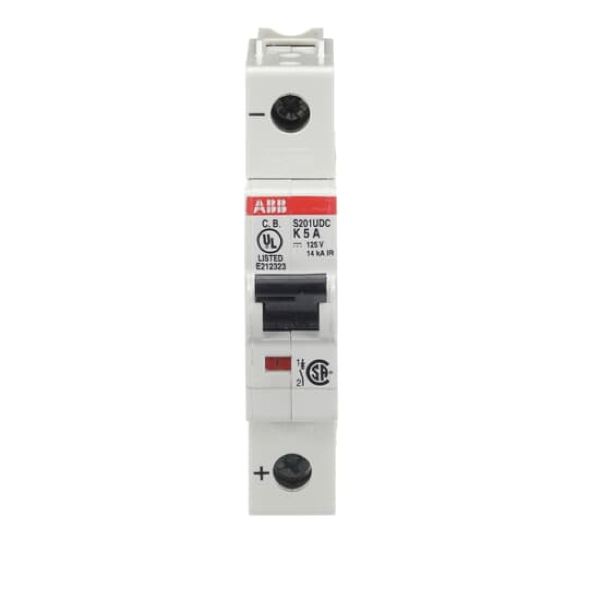 Miniature Circuit Breaker - S200UDC - 1P - 5 A - K - 230 V AC 14 kA