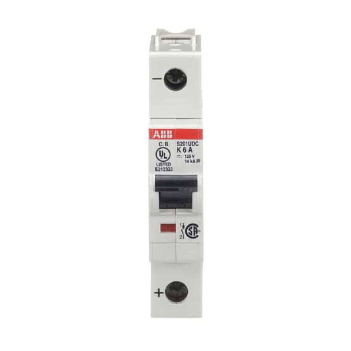 Miniature Circuit Breaker - S200UDC - 1P - 6 A - K - 230 V AC 14 kA