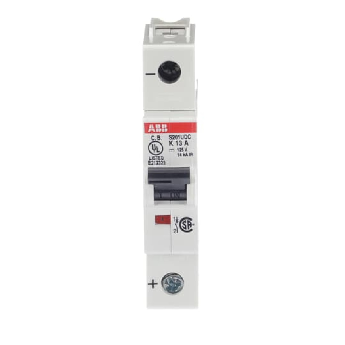 Miniature Circuit Breaker - S200UDC - 1P - 13 A - K - 230 V AC 14 kA