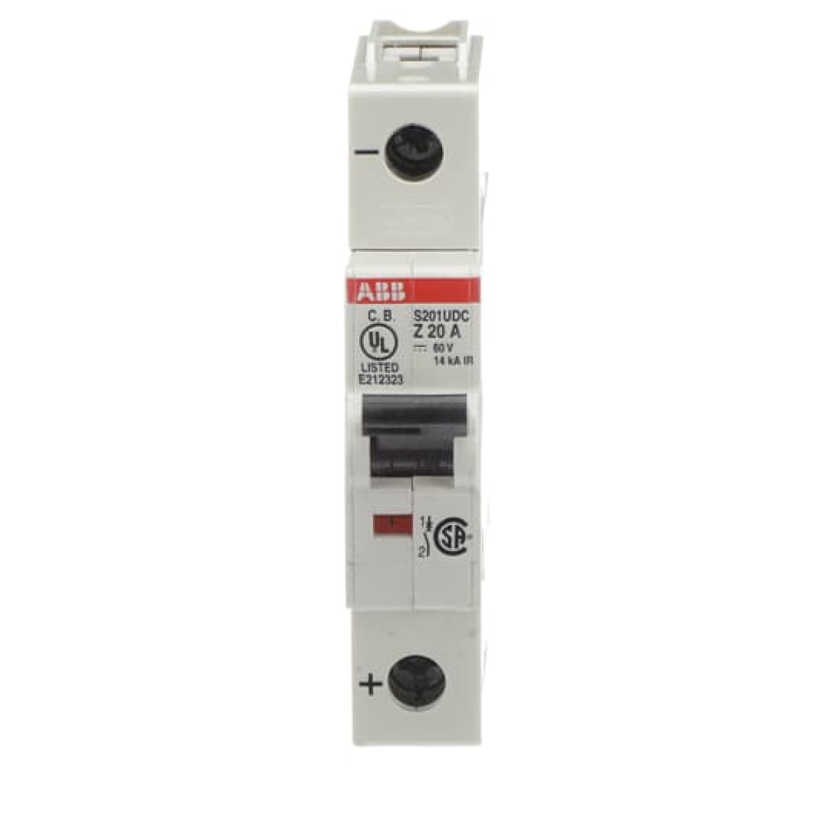 Miniature Circuit Breaker - S200UDC - 1P - 20 A - Z - 230 V AC 14 kA