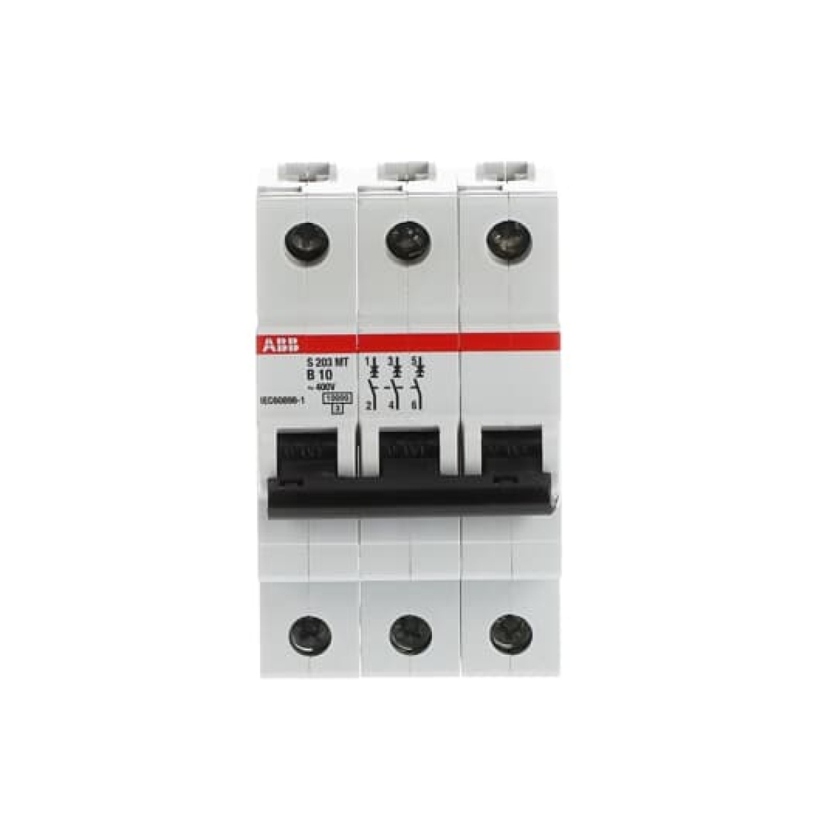 S203MT-B10 Miniature Circuit Breaker - 3P - B - 10 A