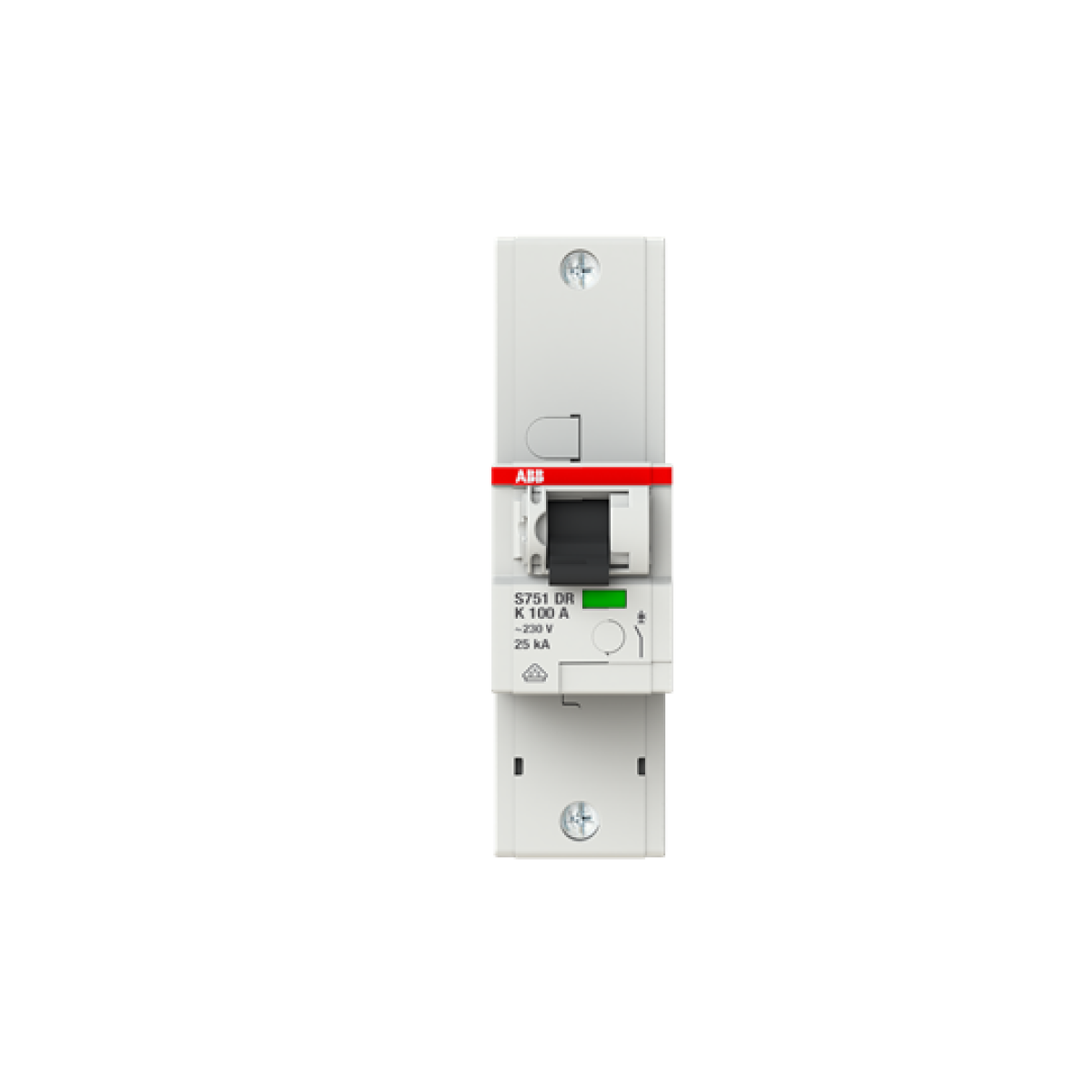 S751DR-K100 sel. main CB K-Char.,25kA,100A,1P