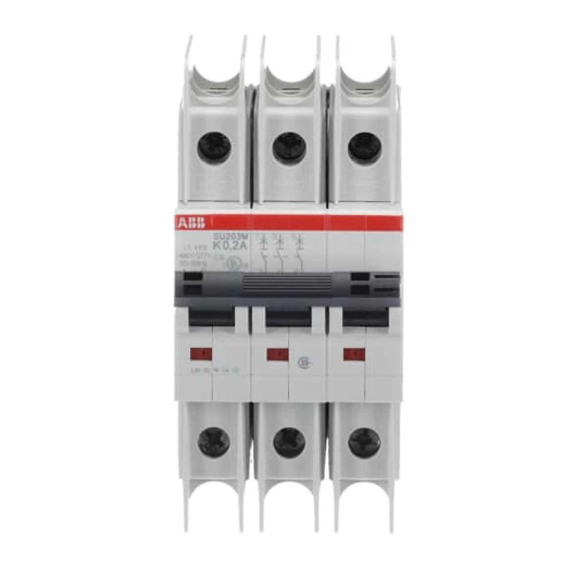 Miniature Circuit Breaker - SU200M - 3P - 0.2 A - K - 400 V AC 11.2 kA