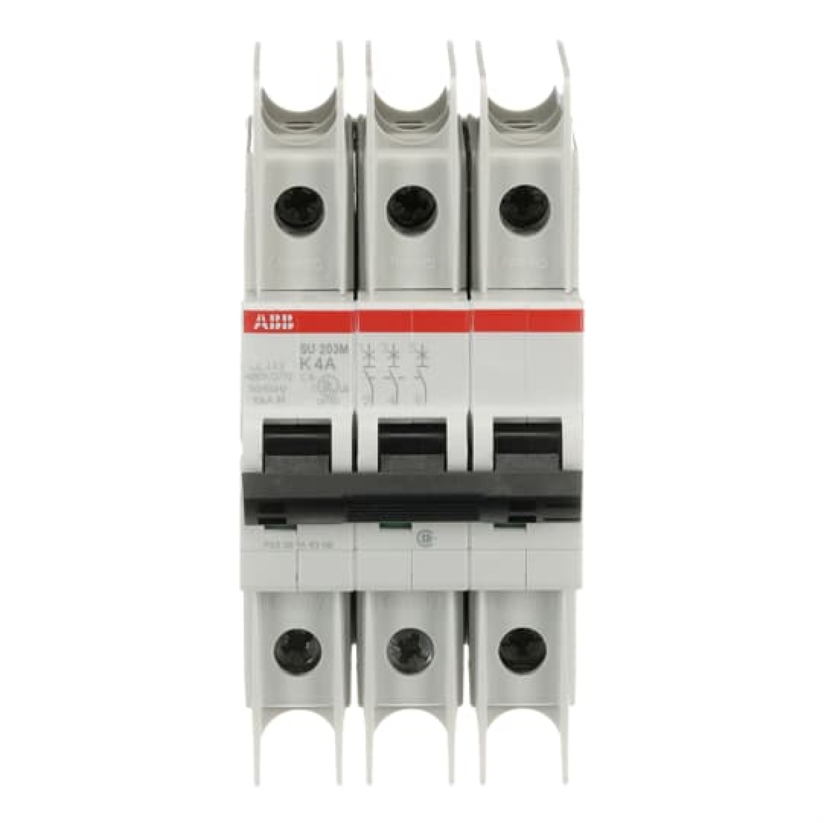 Miniature Circuit Breaker - SU200M - 3P - 4 A - K - 400 V AC 11.2 kA