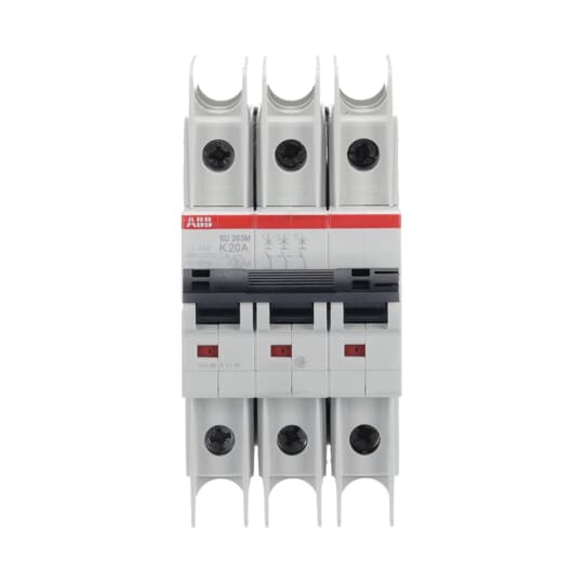Miniature Circuit Breaker - SU200M - 3P - 20 A - K - 400 V AC 11.2 kA