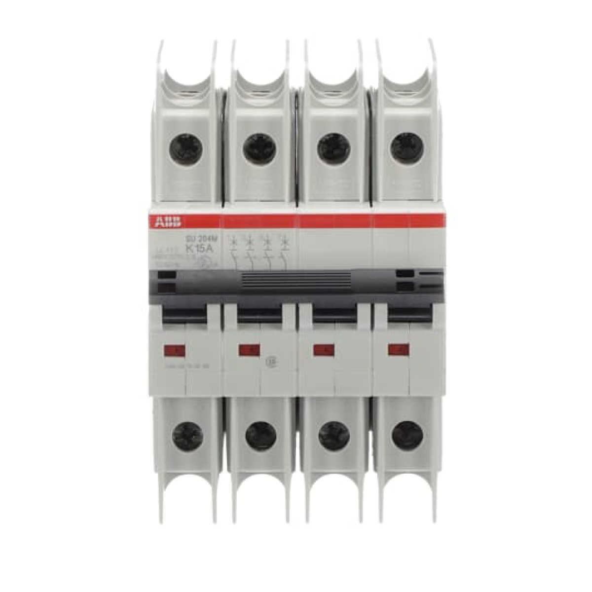 Miniature Circuit Breaker - SU200M - 4P - 15 A - K - 400 V AC 11.2 kA